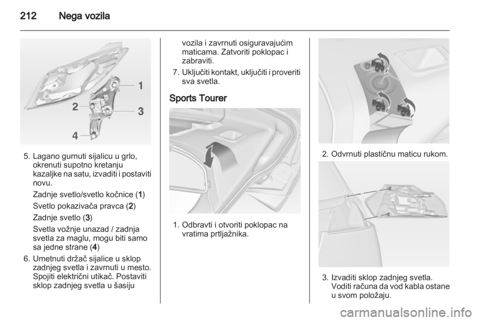 OPEL INSIGNIA 2013.5  Uputstvo za upotrebu (in Serbian) 
