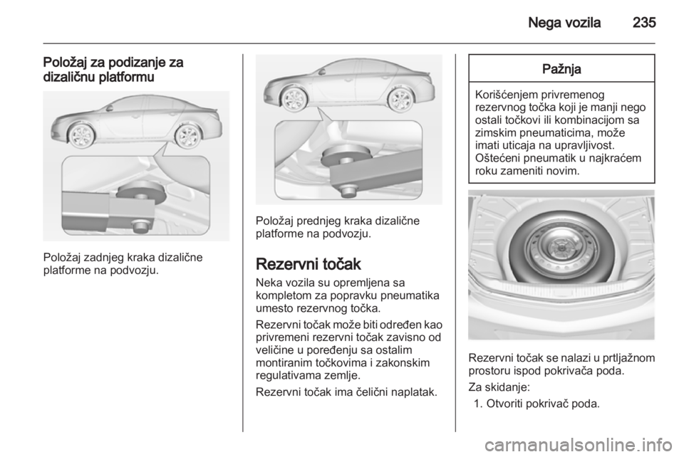 OPEL INSIGNIA 2013.5  Uputstvo za upotrebu (in Serbian) 