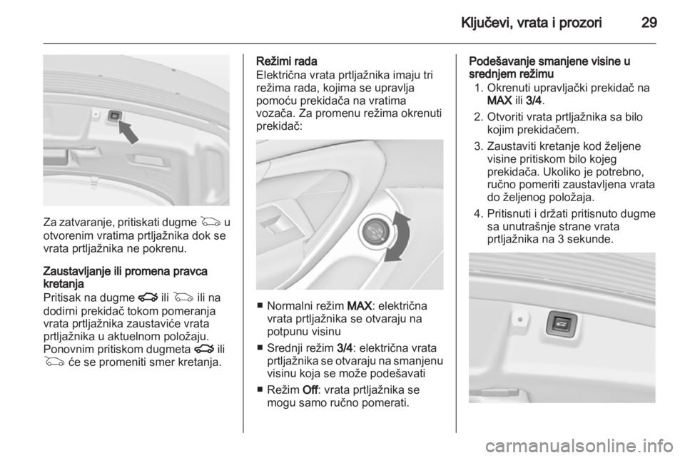 OPEL INSIGNIA 2013.5  Uputstvo za upotrebu (in Serbian) 