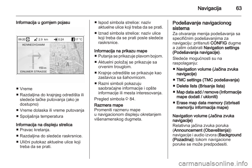 OPEL MERIVA 2011  Uputstvo za rukovanje Infotainment sistemom (in Serbian) 