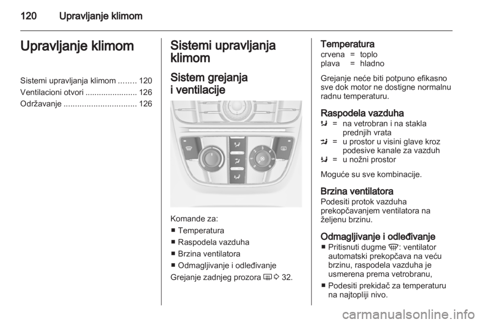 OPEL MERIVA 2011  Uputstvo za upotrebu (in Serbian) 