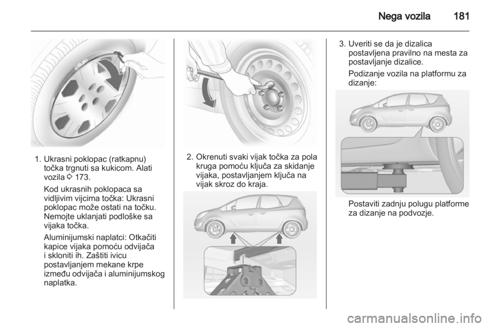 OPEL MERIVA 2011  Uputstvo za upotrebu (in Serbian) 
