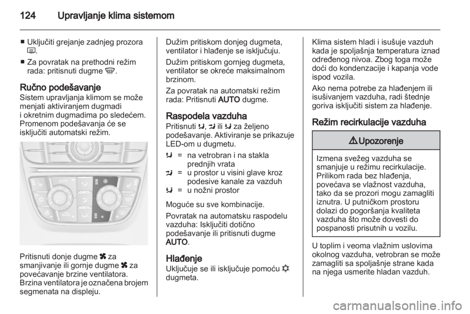 OPEL MERIVA 2011.5  Uputstvo za upotrebu (in Serbian) 