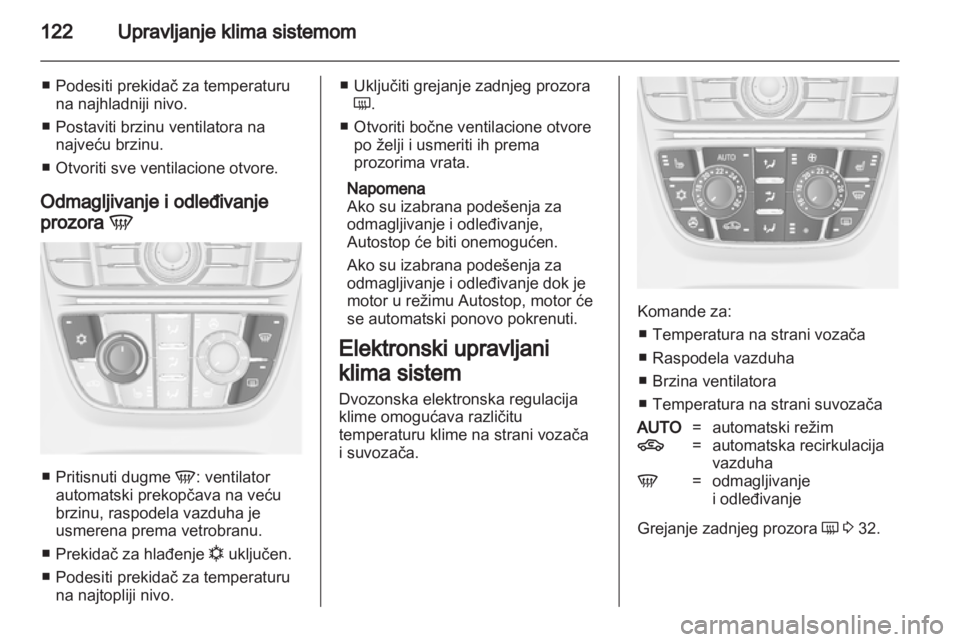 OPEL MERIVA 2012  Uputstvo za upotrebu (in Serbian) 