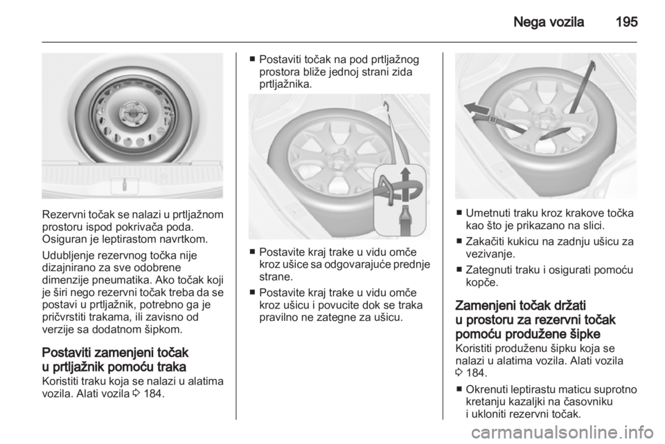 OPEL MERIVA 2012.5  Uputstvo za upotrebu (in Serbian) 