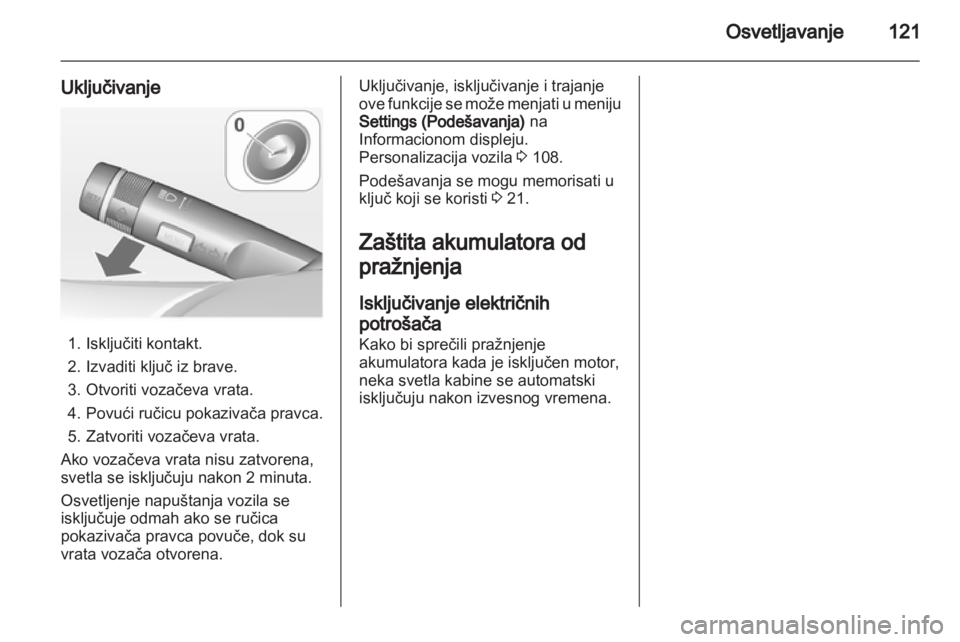 OPEL MERIVA 2013  Uputstvo za upotrebu (in Serbian) 