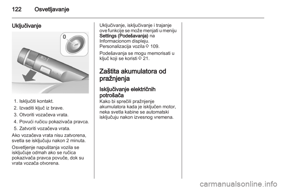 OPEL MERIVA 2013.5  Uputstvo za upotrebu (in Serbian) 
