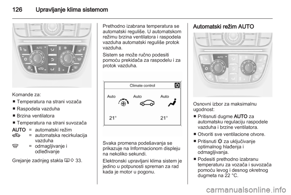 OPEL MERIVA 2013.5  Uputstvo za upotrebu (in Serbian) 