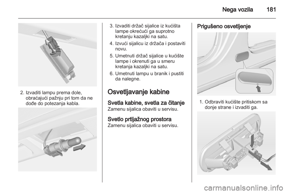 OPEL MERIVA 2013.5  Uputstvo za upotrebu (in Serbian) 