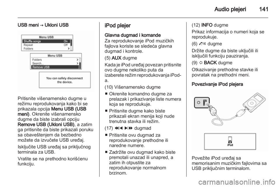 OPEL MOKKA 2013  Uputstvo za rukovanje Infotainment sistemom (in Serbian) 