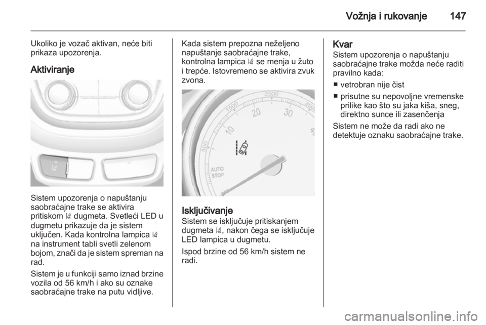 OPEL MOKKA 2013  Uputstvo za upotrebu (in Serbian) 