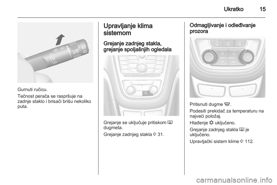 OPEL MOKKA 2013  Uputstvo za upotrebu (in Serbian) 