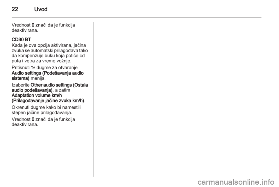 OPEL VIVARO 2012  Uputstvo za rukovanje Infotainment sistemom (in Serbian) 