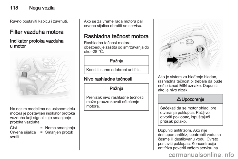 OPEL VIVARO 2011.5  Uputstvo za upotrebu (in Serbian) 