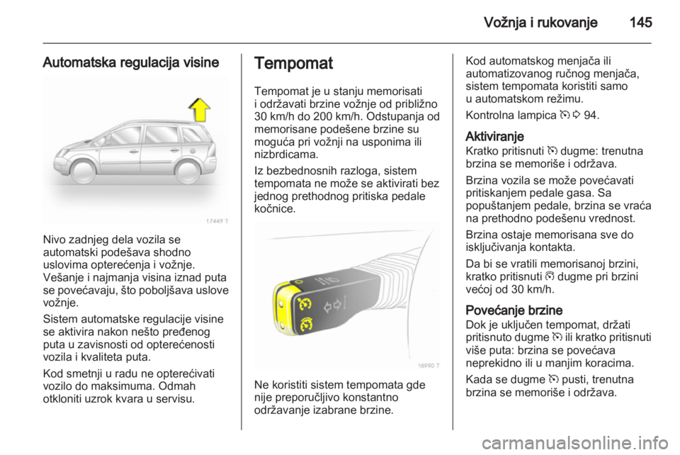 OPEL ZAFIRA 2010.5  Uputstvo za upotrebu (in Serbian) 