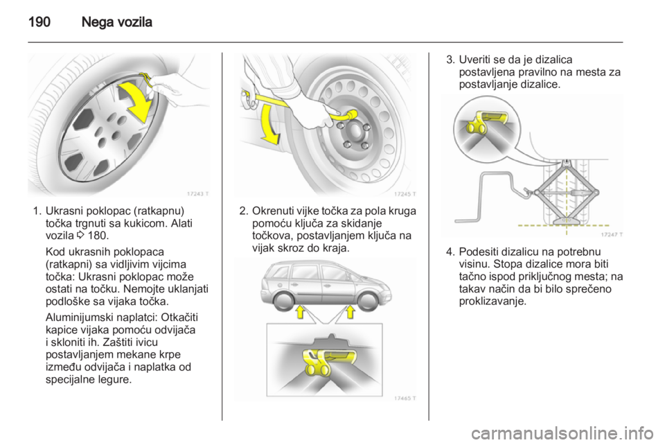 OPEL ZAFIRA 2011.5  Uputstvo za upotrebu (in Serbian) 