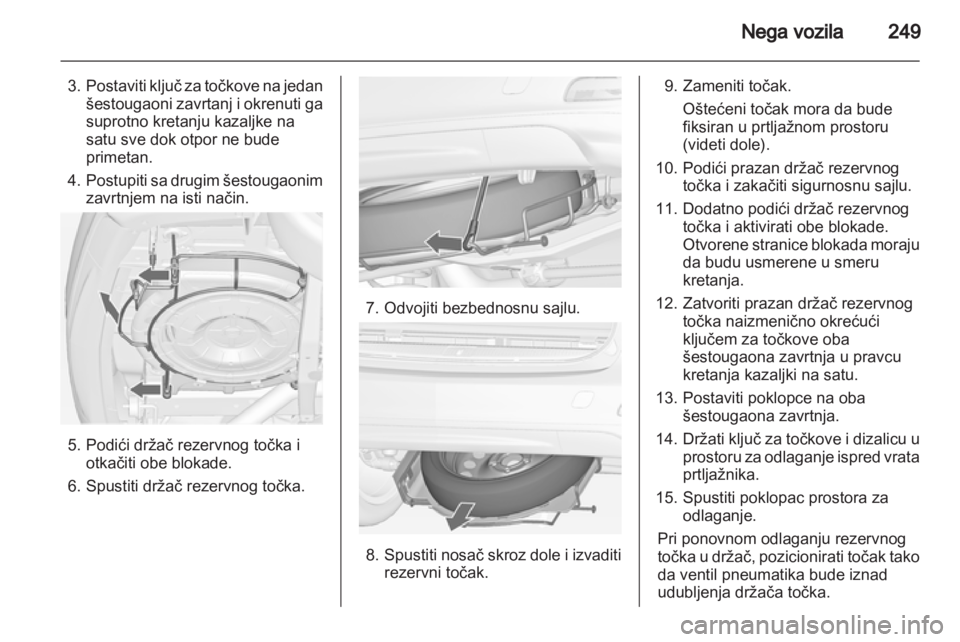 OPEL ZAFIRA TOURER 2012.5  Uputstvo za upotrebu (in Serbian) 