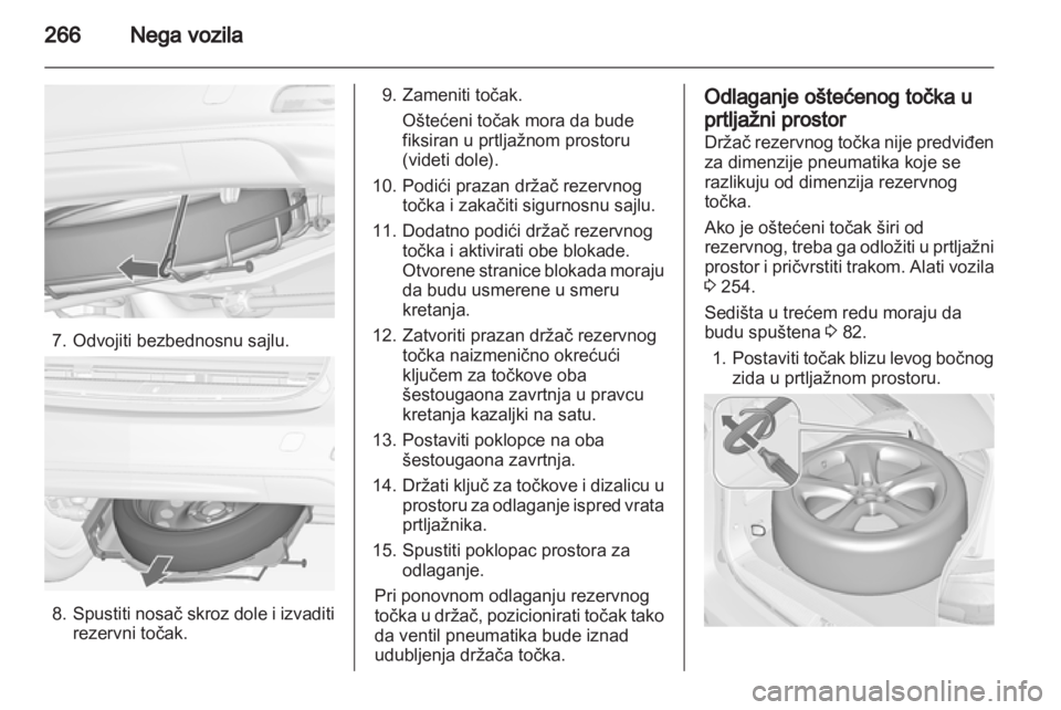 OPEL ZAFIRA TOURER 2013.5  Uputstvo za upotrebu (in Serbian) 