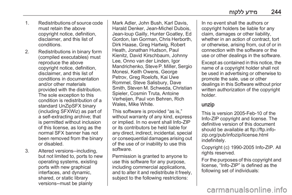 OPEL GRANDLAND X 2019.75 ספר הנהג 244עדימ
חוקללIn no event shall the authors or
copyright holders be liable for any claim, damages or other liability,
whether in an action of contract, tort
or otherwise, arising from, out o OPEL GRANDLAND X 2019.75 ספר הנהג 244עדימ
חוקללIn no event shall the authors or
copyright holders be liable for any claim, damages or other liability,
whether in an action of contract, tort
or otherwise, arising from, out o