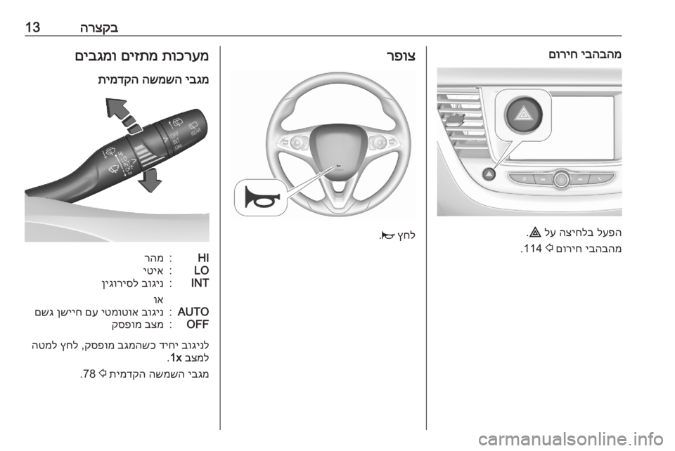 OPEL GRANDLAND X 2020  ספר הנהג הרצקב13יבהבהמ
 
םוריח
לעפה
 
הציחלב
 
לע
 
¨
.
יבהבהמ
 
םוריח
 
2
 114.
רפוצ
ץחל
 
j
.
תוכרעמ
 
םיזתמ
 
םיבגמו
יבגמ
 
השמשה
 
