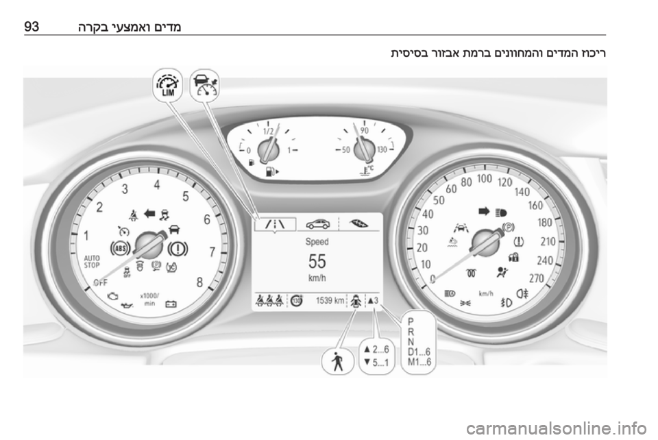 OPEL INSIGNIA BREAK 2019.5  ספר הנהג םידמ
 
יעצמאו
 
הרקב93זוכיר
 
םידמה
 
םינווחמהו
 
תמרב
 
רוזבא
 
תיסיסב 