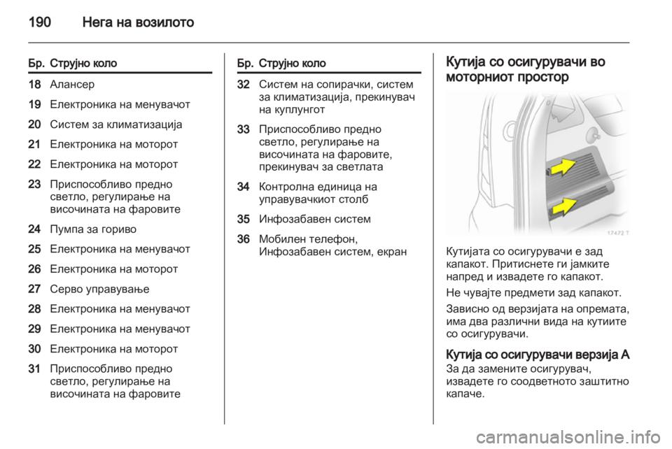 OPEL ZAFIRA 2010.5  Сопственички прирачник 