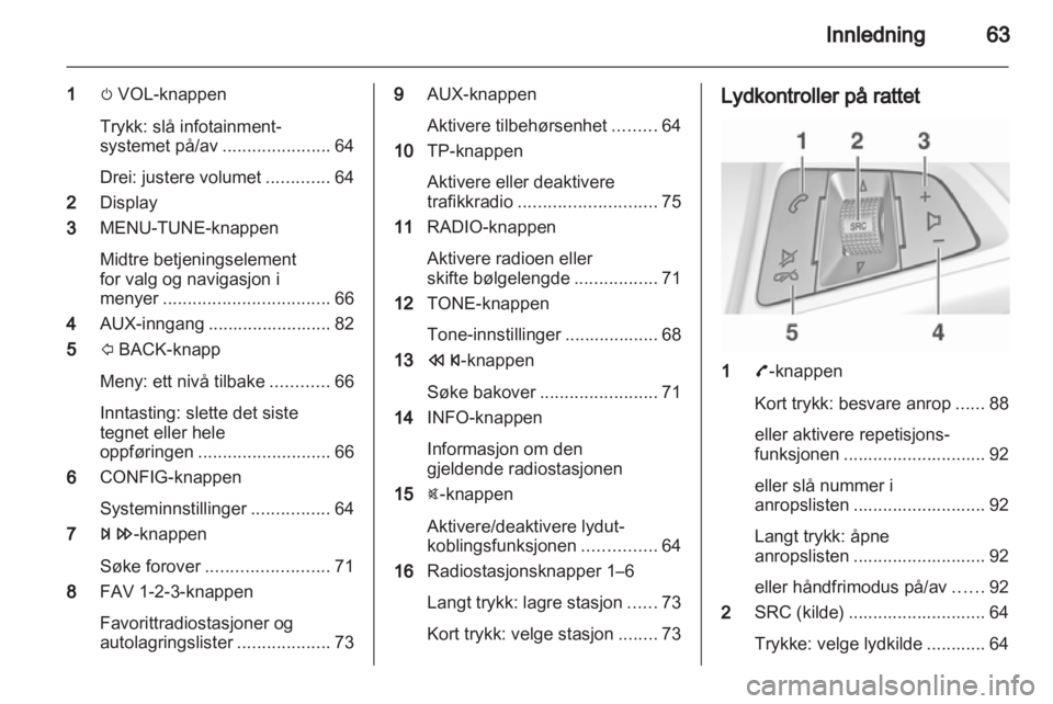 OPEL ADAM 2013.5  Brukerhåndbok for infotainmentsystem 