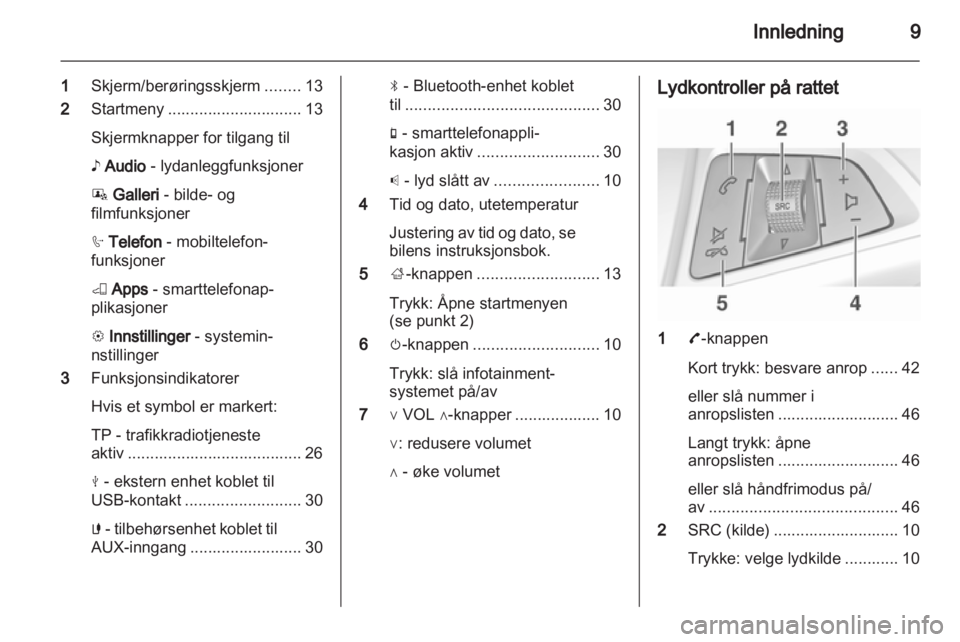 OPEL ADAM 2013  Brukerhåndbok for infotainmentsystem 