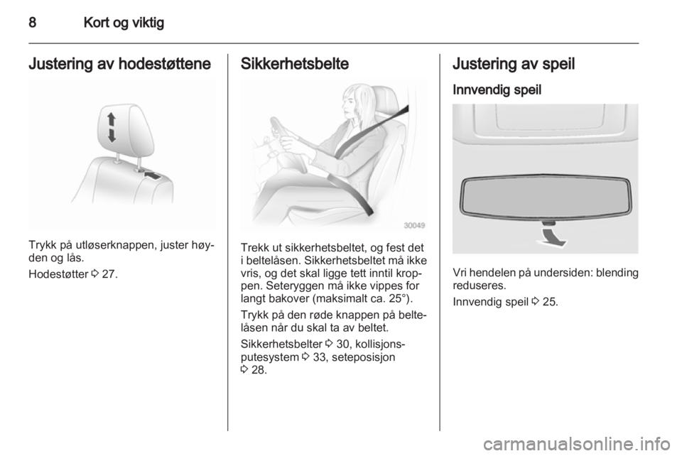 OPEL AGILA 2011  Instruksjonsbok 