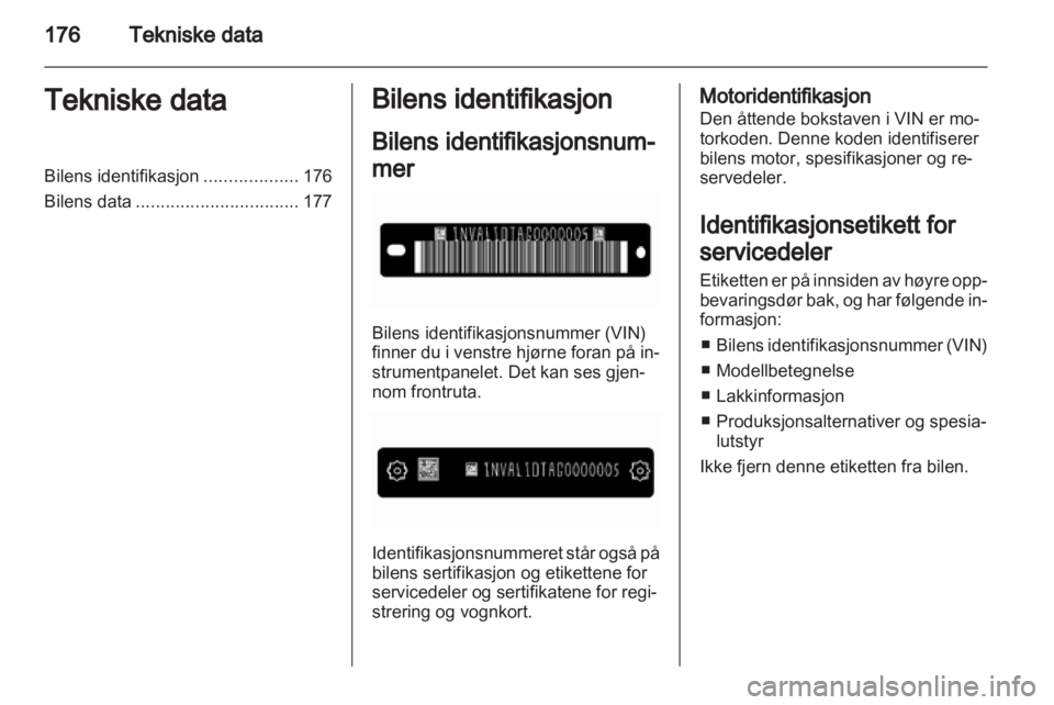 OPEL AMPERA 2012  Instruksjonsbok 