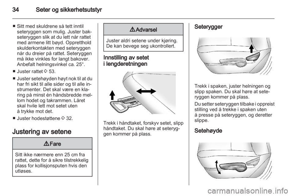OPEL AMPERA 2012  Instruksjonsbok 