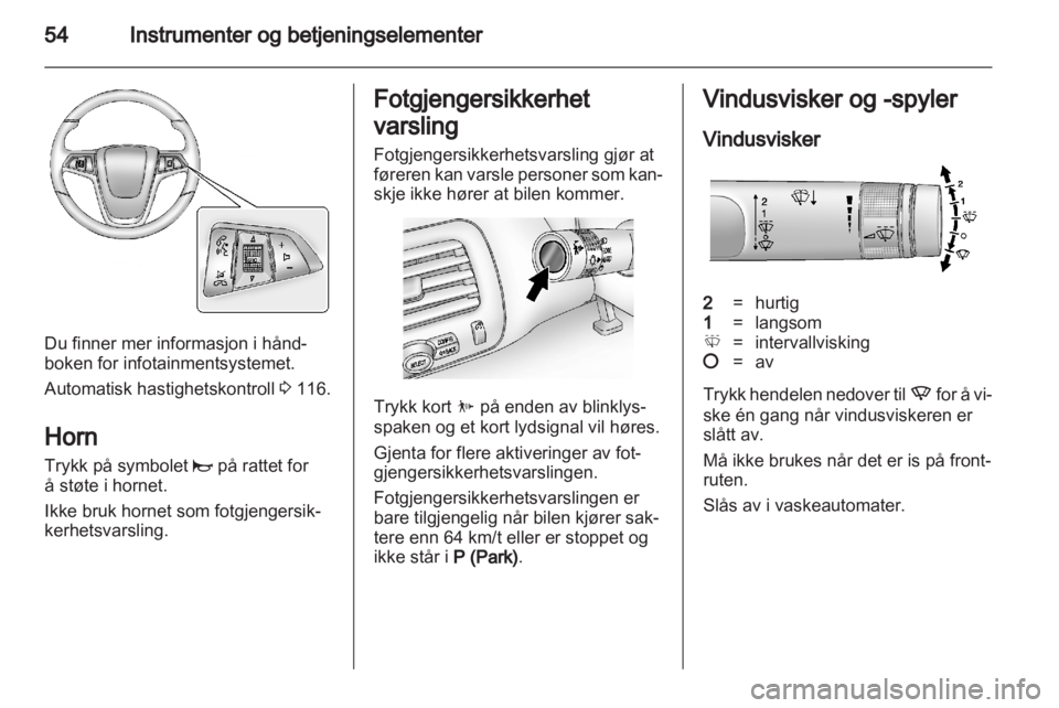 OPEL AMPERA 2012  Instruksjonsbok 