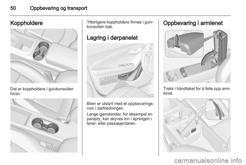 OPEL AMPERA 2012.5  Instruksjonsbok 