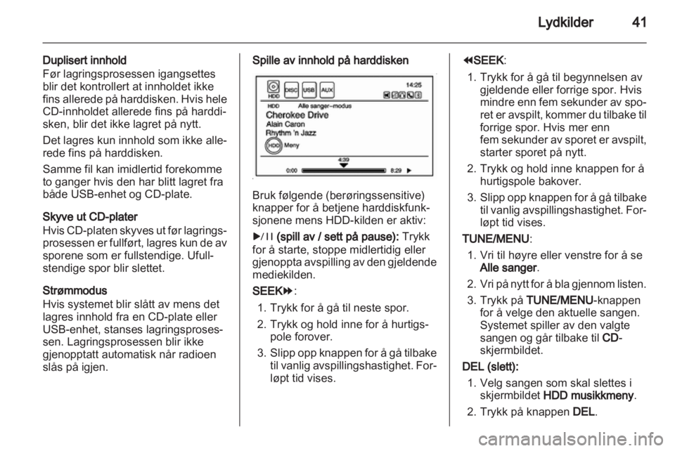 OPEL AMPERA 2013  Brukerhåndbok for infotainmentsystem 