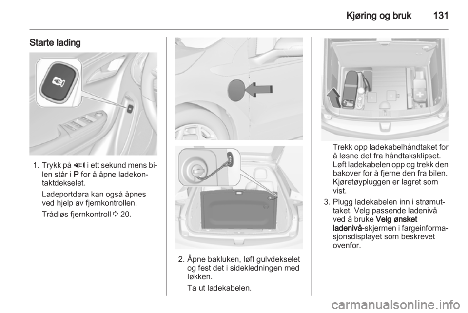 OPEL AMPERA 2013  Instruksjonsbok 