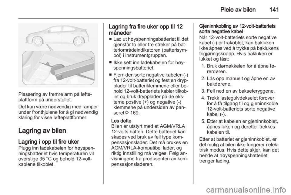 OPEL AMPERA 2013  Instruksjonsbok 