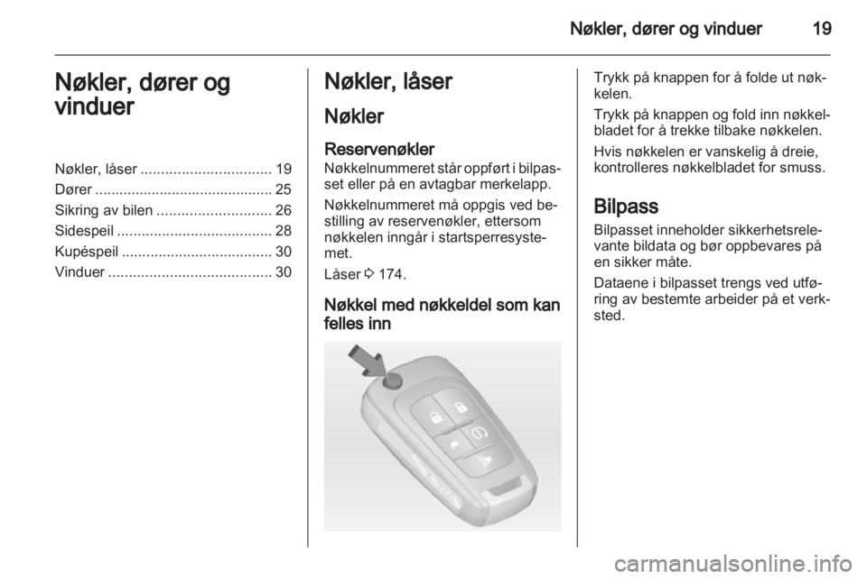 OPEL AMPERA 2013  Instruksjonsbok 