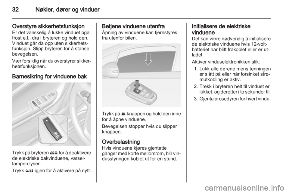 OPEL AMPERA 2013  Instruksjonsbok 
