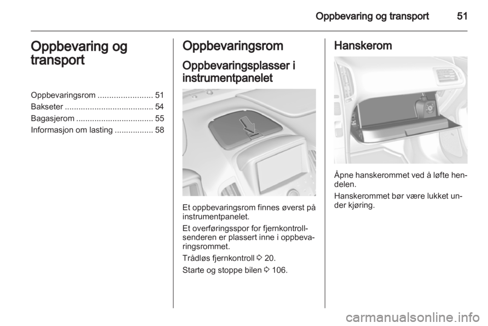 OPEL AMPERA 2013  Instruksjonsbok 