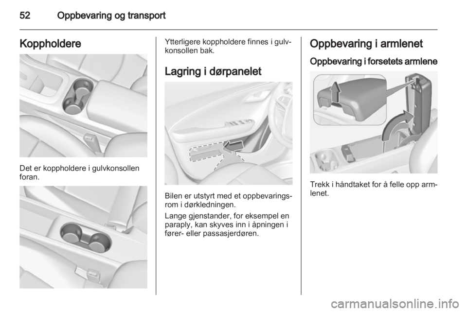 OPEL AMPERA 2013  Instruksjonsbok 