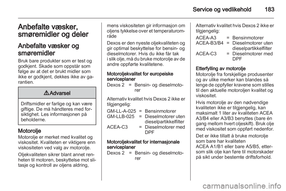 OPEL ANTARA 2011  Instruksjonsbok 