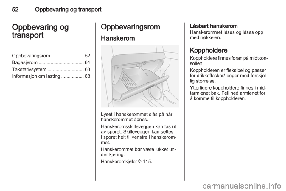 OPEL ANTARA 2011  Instruksjonsbok 
