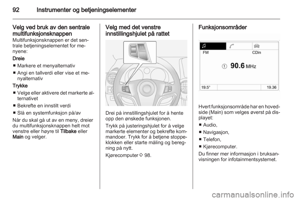 OPEL ANTARA 2011  Instruksjonsbok 