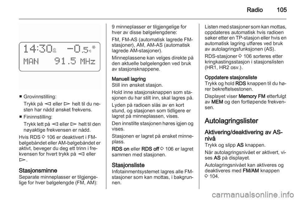 OPEL ANTARA 2012  Brukerhåndbok for infotainmentsystem 