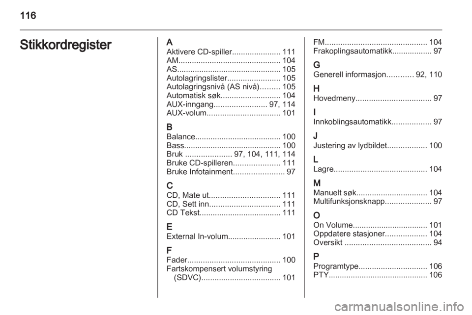 OPEL ANTARA 2012  Brukerhåndbok for infotainmentsystem 