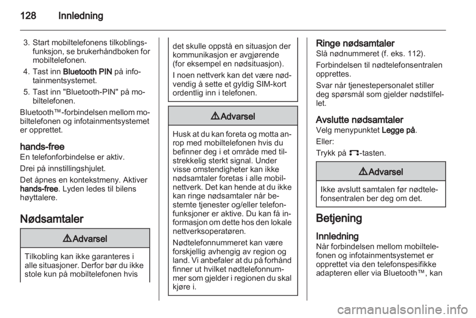 OPEL ANTARA 2012  Brukerhåndbok for infotainmentsystem 