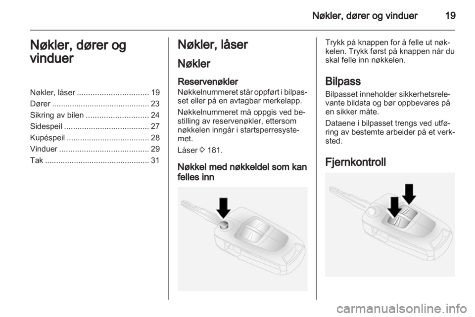 OPEL ANTARA 2012.5  Instruksjonsbok 