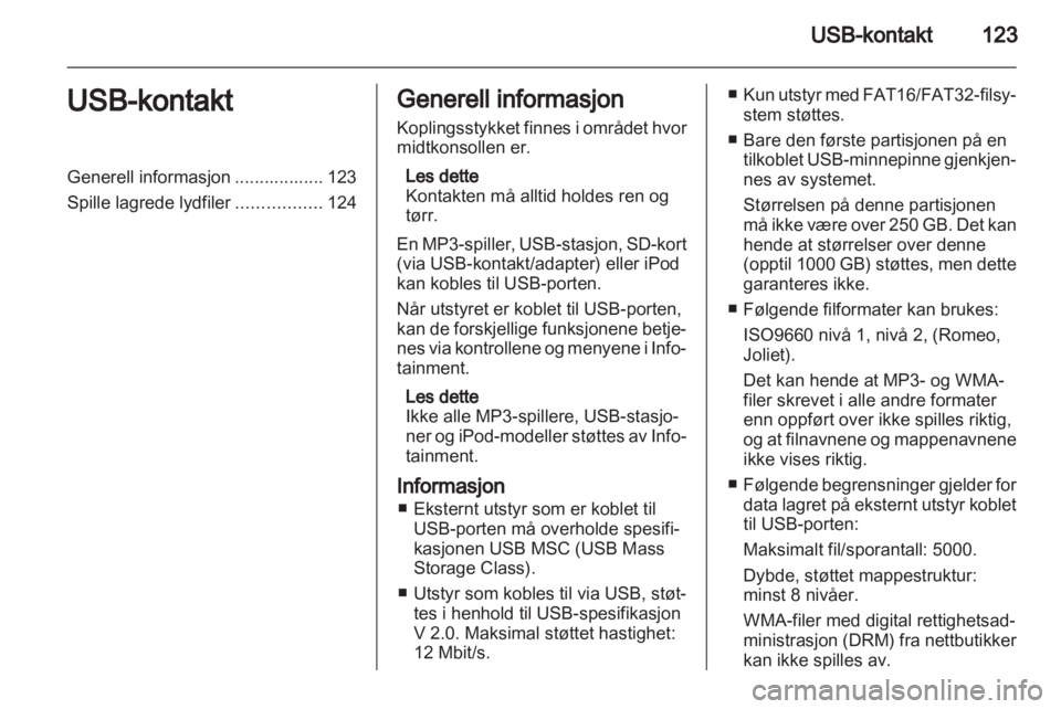 OPEL ANTARA 2013  Brukerhåndbok for infotainmentsystem 