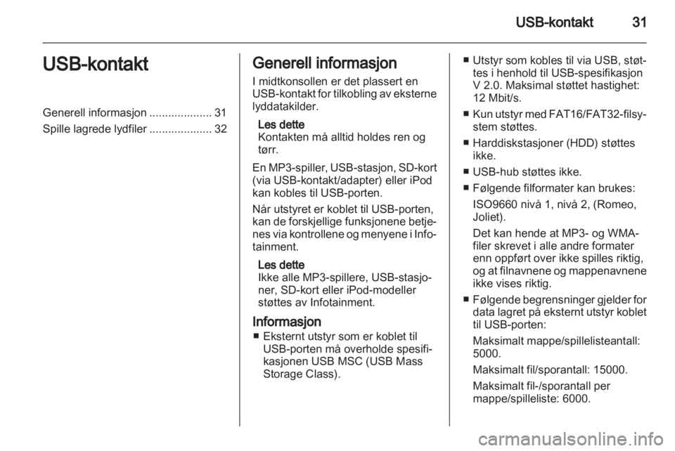 OPEL ANTARA 2013  Brukerhåndbok for infotainmentsystem 