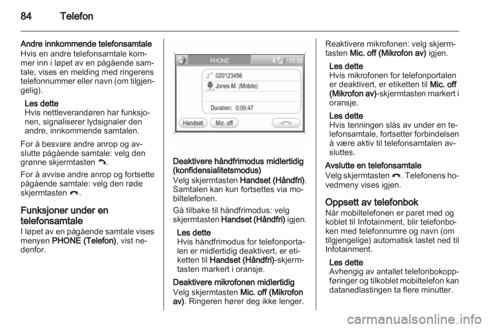 OPEL ANTARA 2013  Brukerhåndbok for infotainmentsystem 